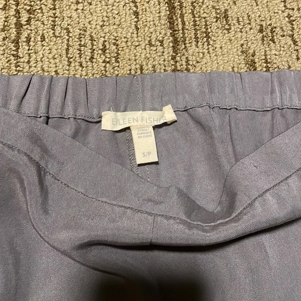 EILEEN FISHER gray pull on ankle pant